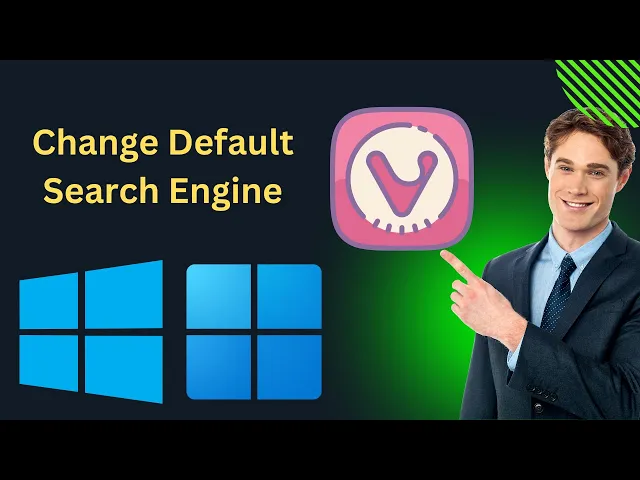'Video thumbnail for How to Change Default Search Engine in Vivaldi on Windows 11 or 10 | GearUpWindows Tutorial'