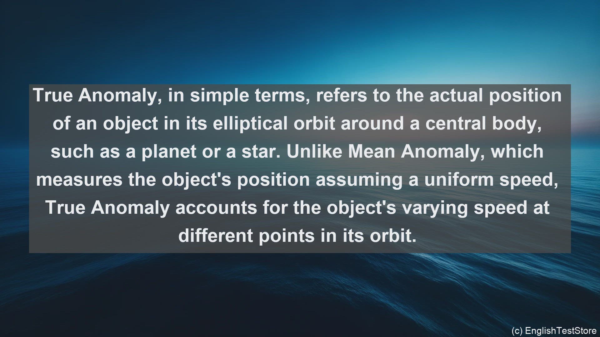 'Video thumbnail for True anomaly in science  definition and examples'