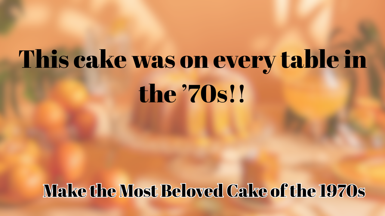 Video thumbnail for The Beloved Cake That Was on Every Table in the 1970s | Harvey Wallbanger Cake Recipe