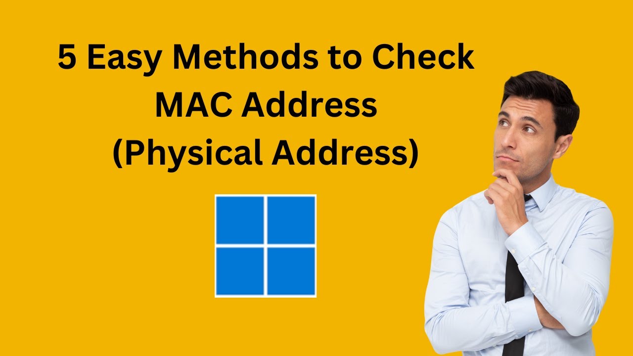 'Video thumbnail for Mastering Windows 11 Easy Ways to Check MAC Address GearUpWindows Tutorial'