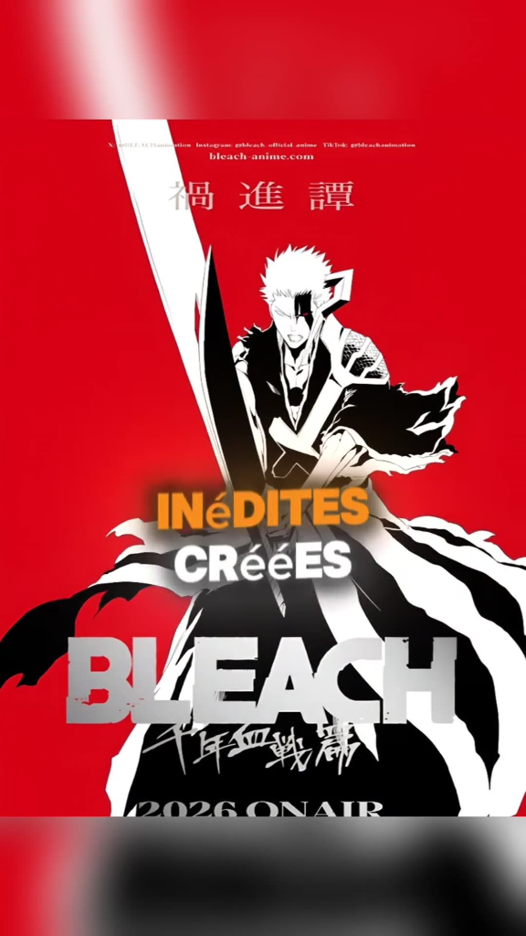 Video thumbnail for Bleach TYBW Cour 4 : Date de sortie 2026 et scènes inédites confirmées