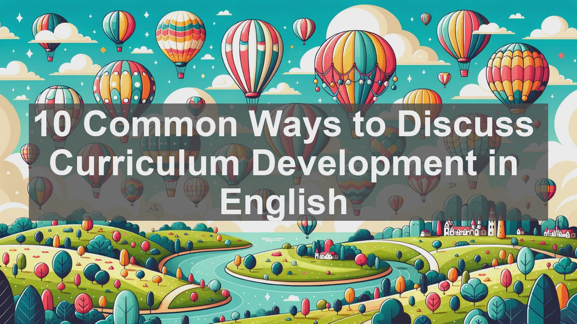 'Video thumbnail for 10 Common Ways to Discuss Curriculum Development in English '