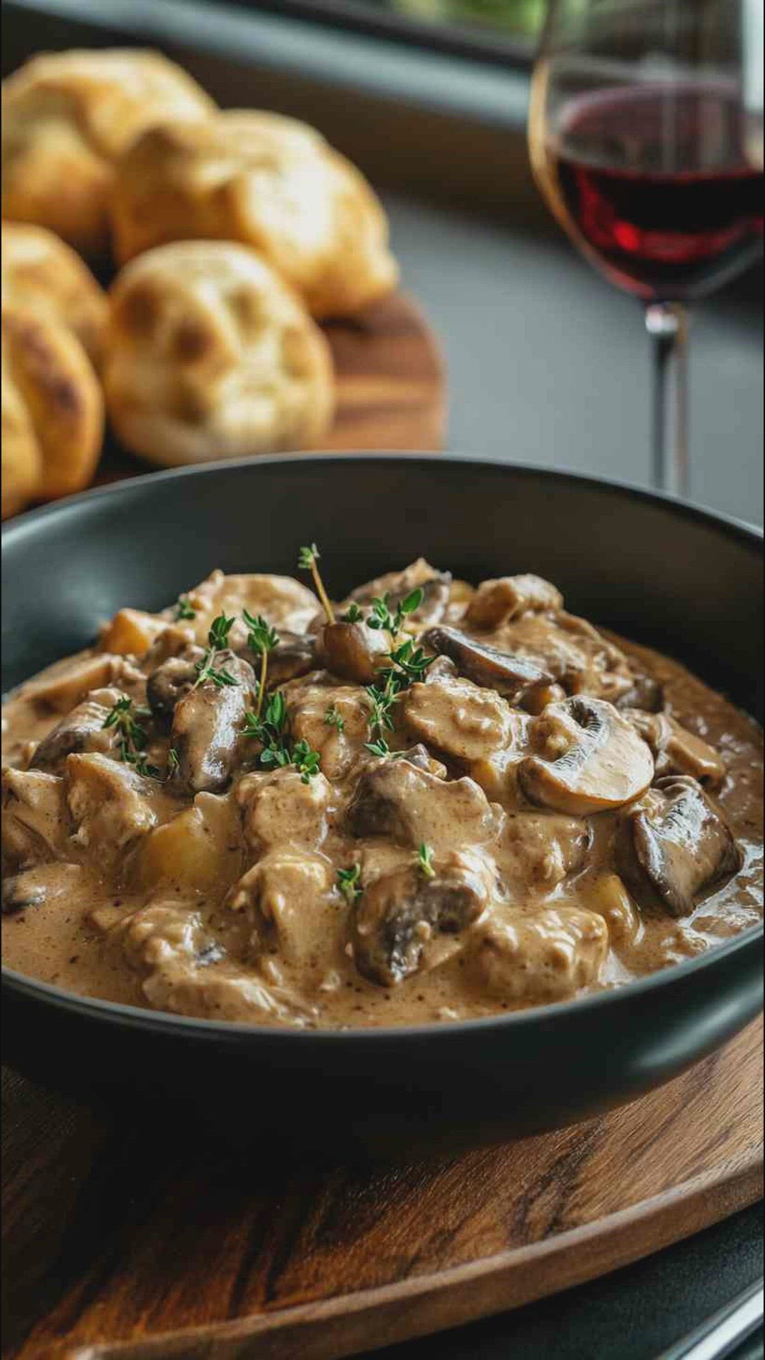 'Video thumbnail for Slow Cooker Beef Stroganoff with Mushrooms & Garlic Recipe'