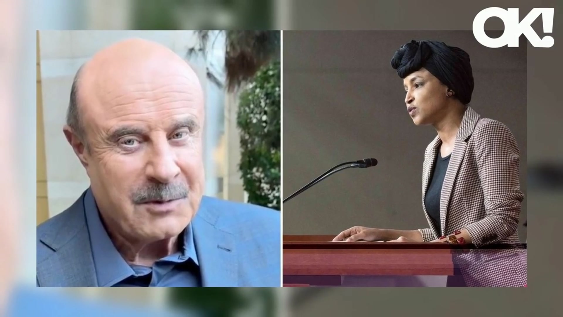 'Video thumbnail for Dr. Phil McGraw Slams 'Ungrateful' Representative Ilhan Omar for Criticizing the U.S.: 'I Think It's'