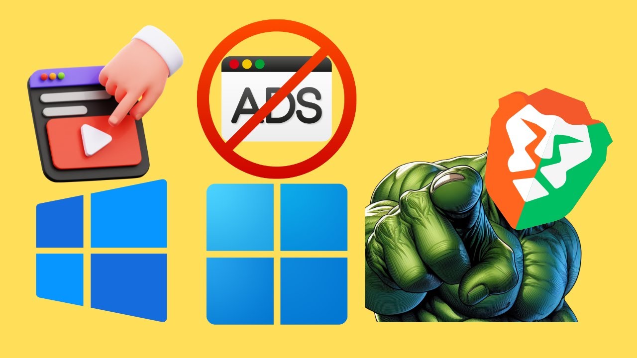 'Video thumbnail for How to Block YouTube Ads in Brave Browser on Windows 11 or 10 | GearUpWindows Tutorial'