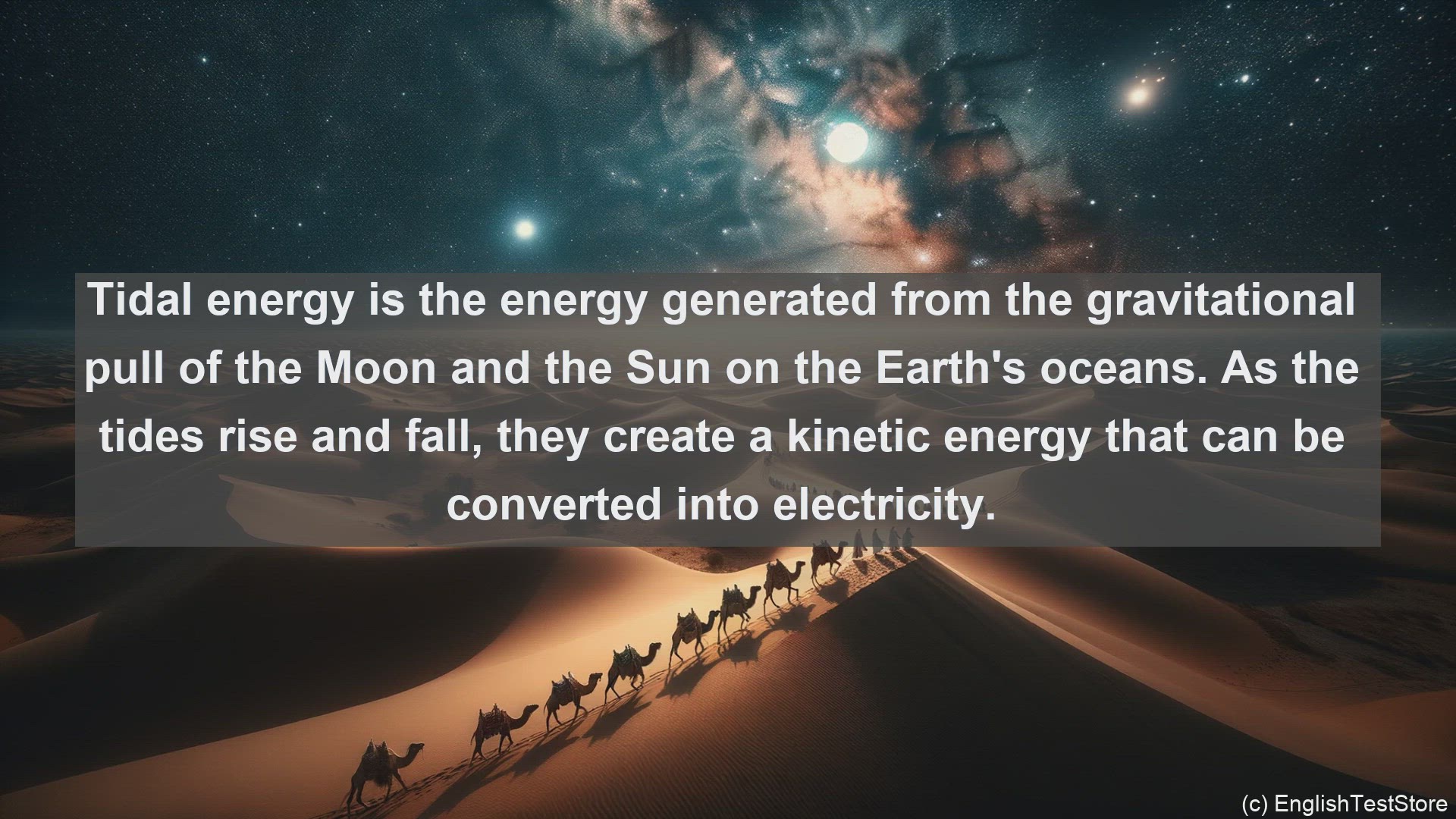 'Video thumbnail for Tidal energy in science  definition and examples'