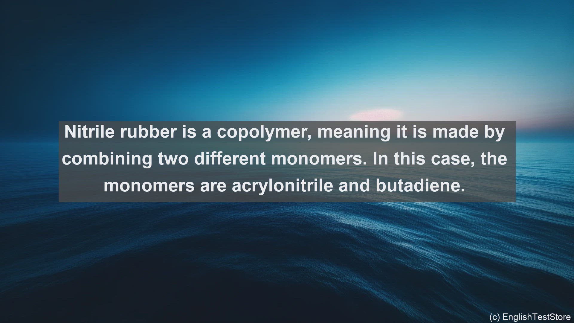 'Video thumbnail for Nitrile rubber in science  definition and examples'