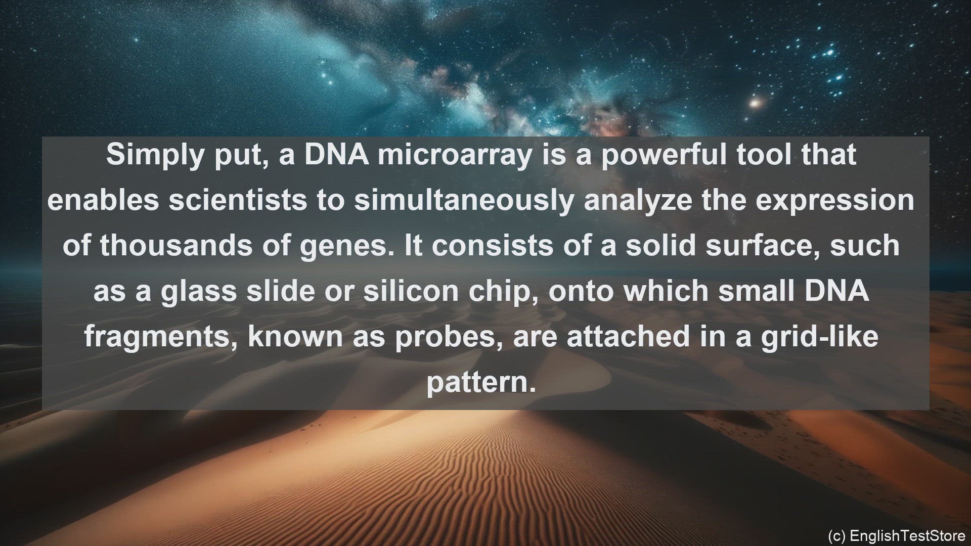 'Video thumbnail for Dna microarray in science  definition and examples'
