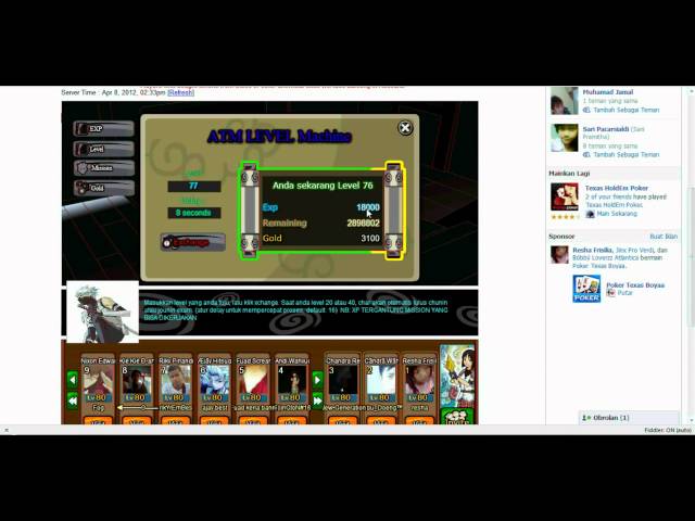 Video thumbnail for Cheat Atm Exp & Gold NS