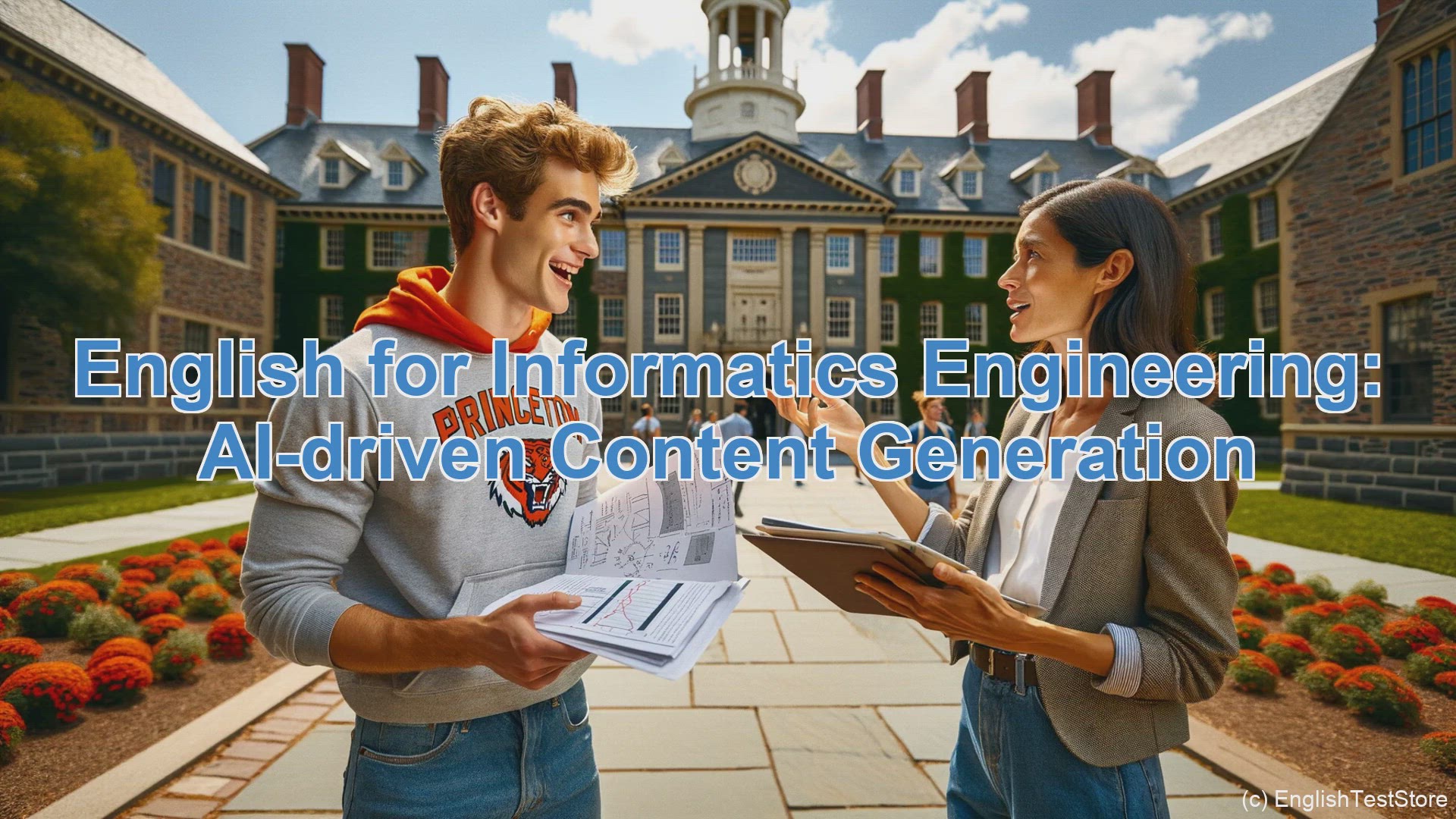 'Video thumbnail for English Conversation for Informatics Engineering: AI-driven Content Generation'