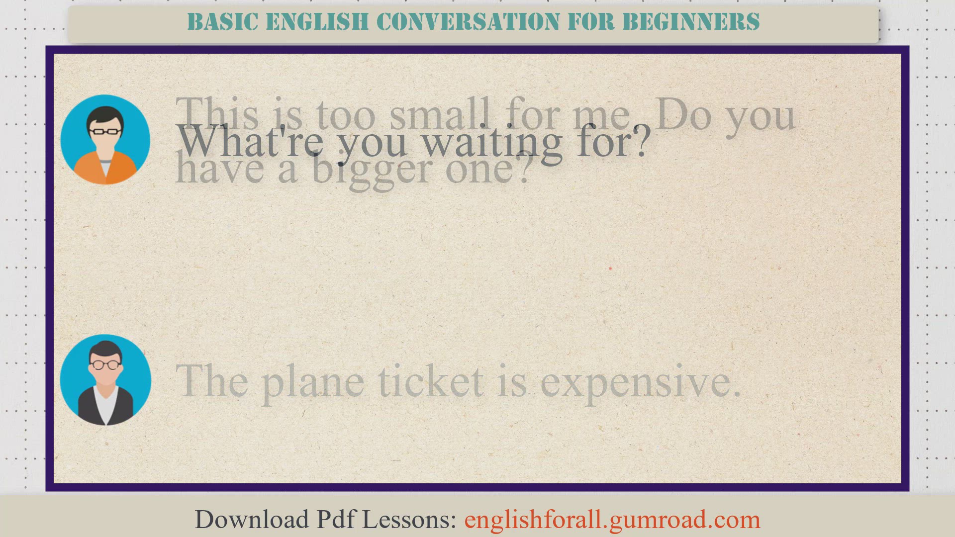 Video english conversation hotsell