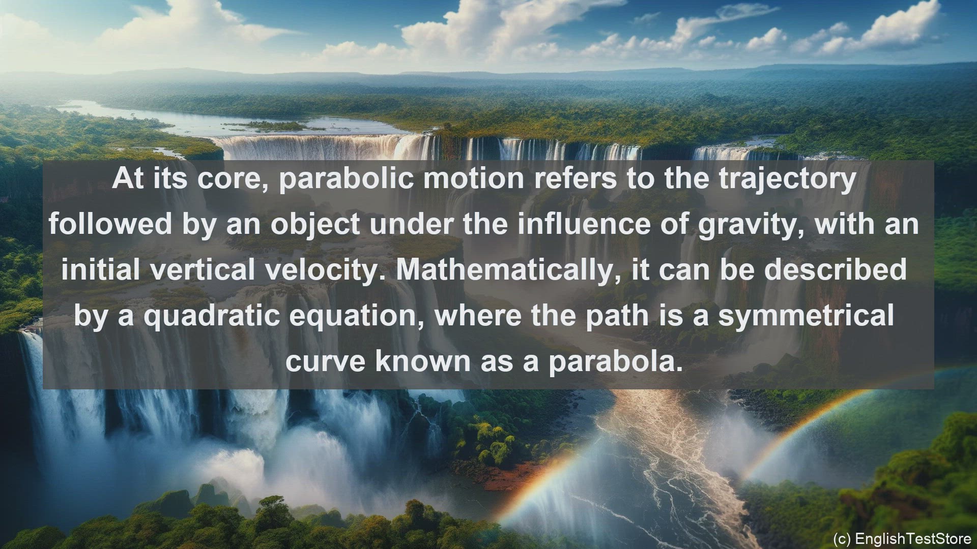 'Video thumbnail for Parabolic re in science  definition and examples'
