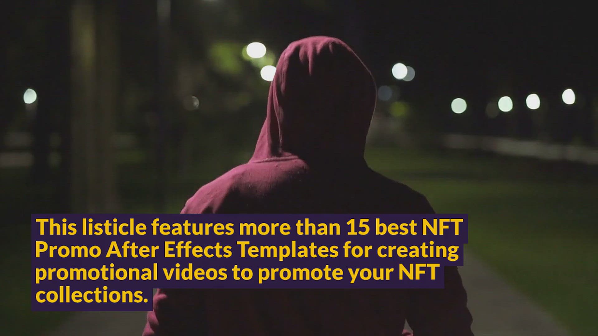 'Video thumbnail for 15+ Best NFT Promo After Effects Templates'