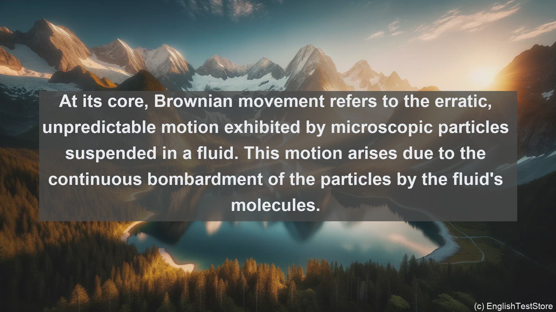 'Video thumbnail for Brownian movement in science  definition and examples'