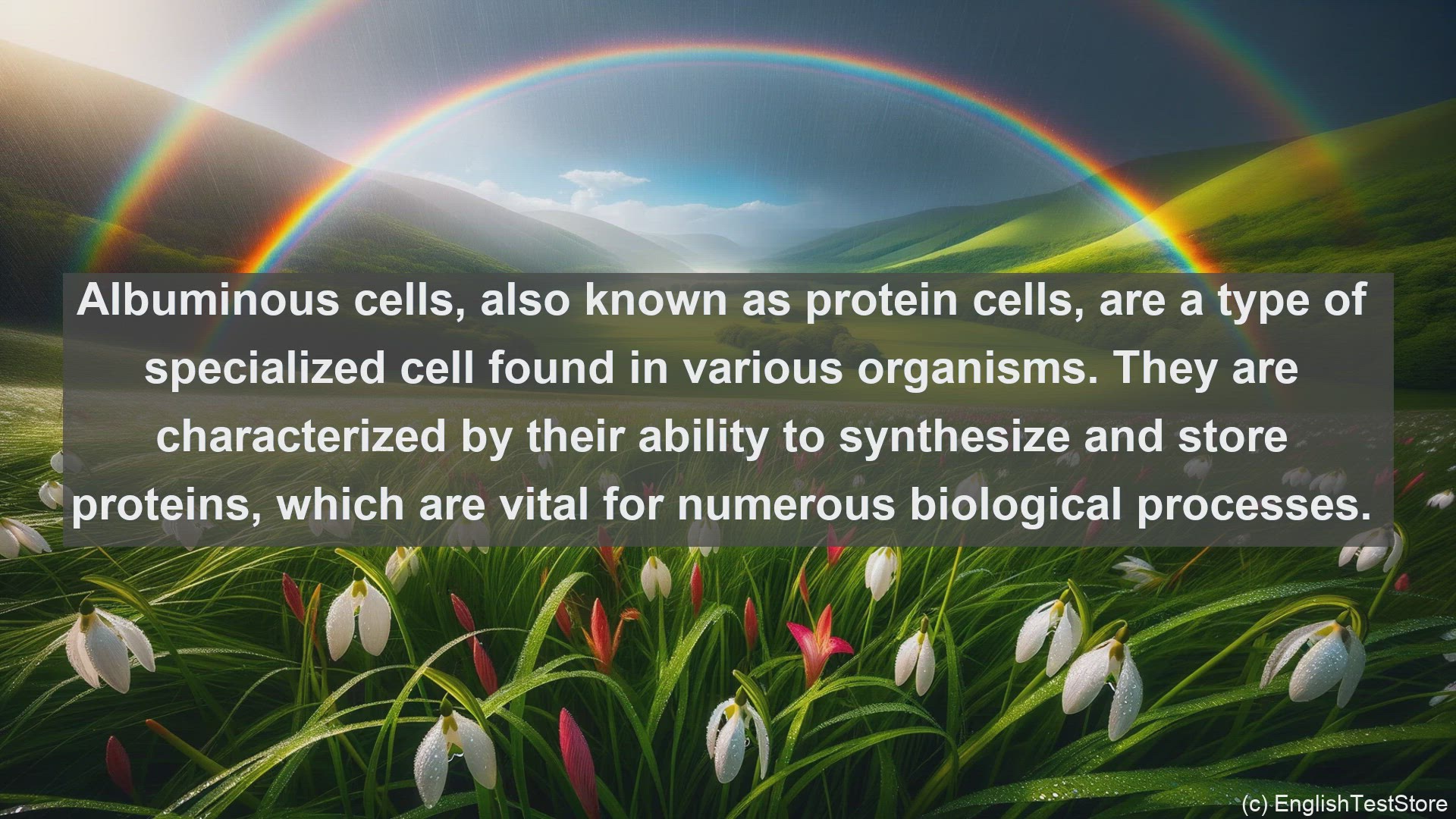 'Video thumbnail for Albuminous cell in science  definition and examples'
