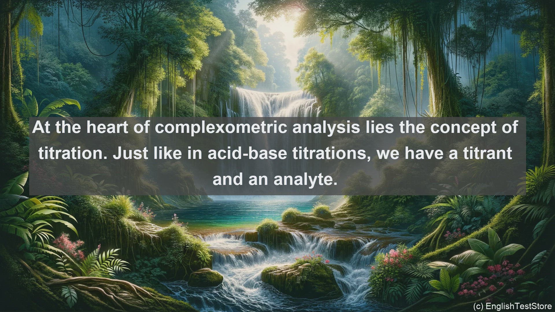 'Video thumbnail for Complexometric analysis in science  definition and examples'