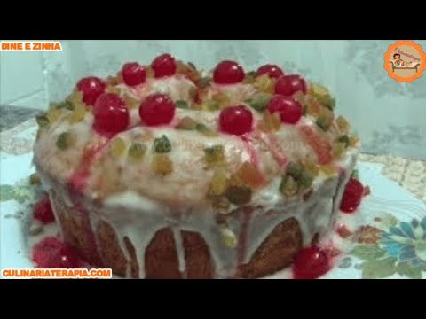 'Video thumbnail for BOLO CASEIRO NATALINO FOFINHO E FÁCIL | BOLO DE LARANJA COM FRUTAS SECAS CASTANHAS E NOZES'
