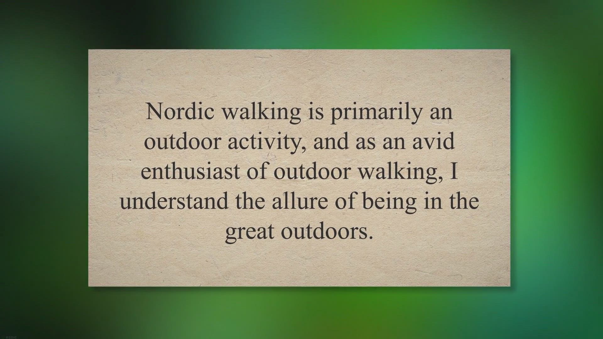 'Video thumbnail for Can You Walk Indoors With Nordic Walking Poles'