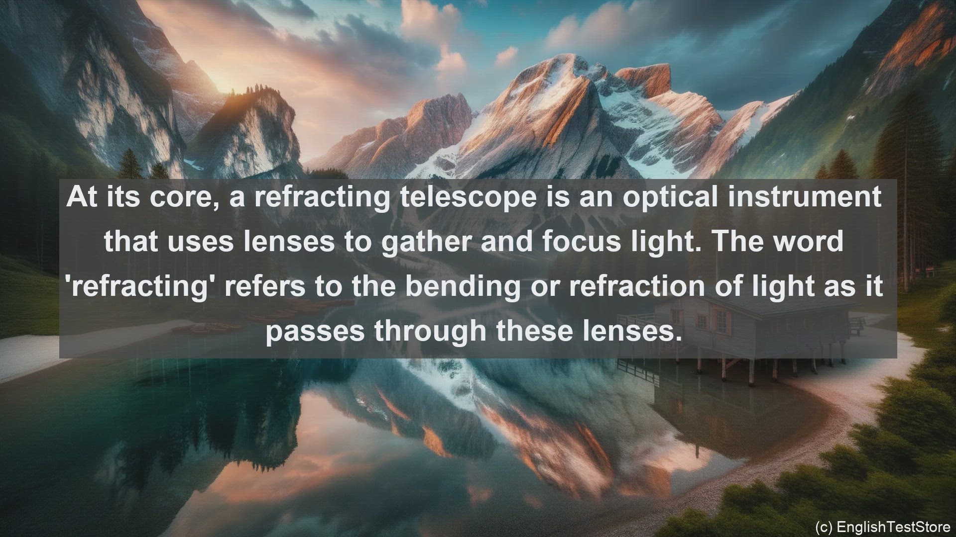 'Video thumbnail for Refracting telescopes in science  definition and examples'