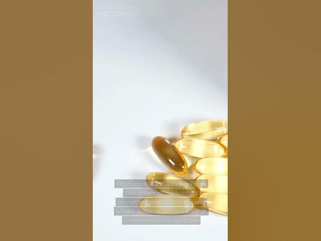 Video thumbnail for Studies Show Vitamin D Deficiency Affects Seb Derm #shorts