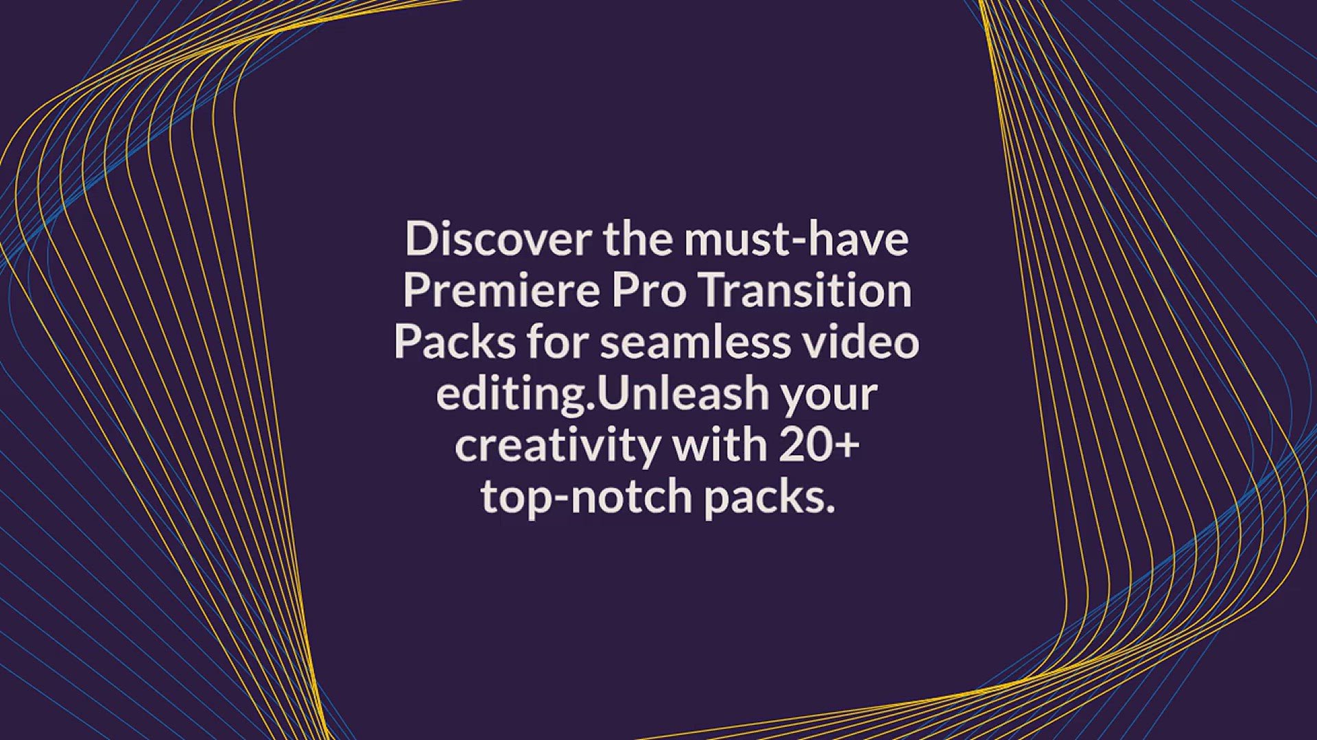 'Video thumbnail for 20+ Best Premiere Pro Transition Packs For 2024'