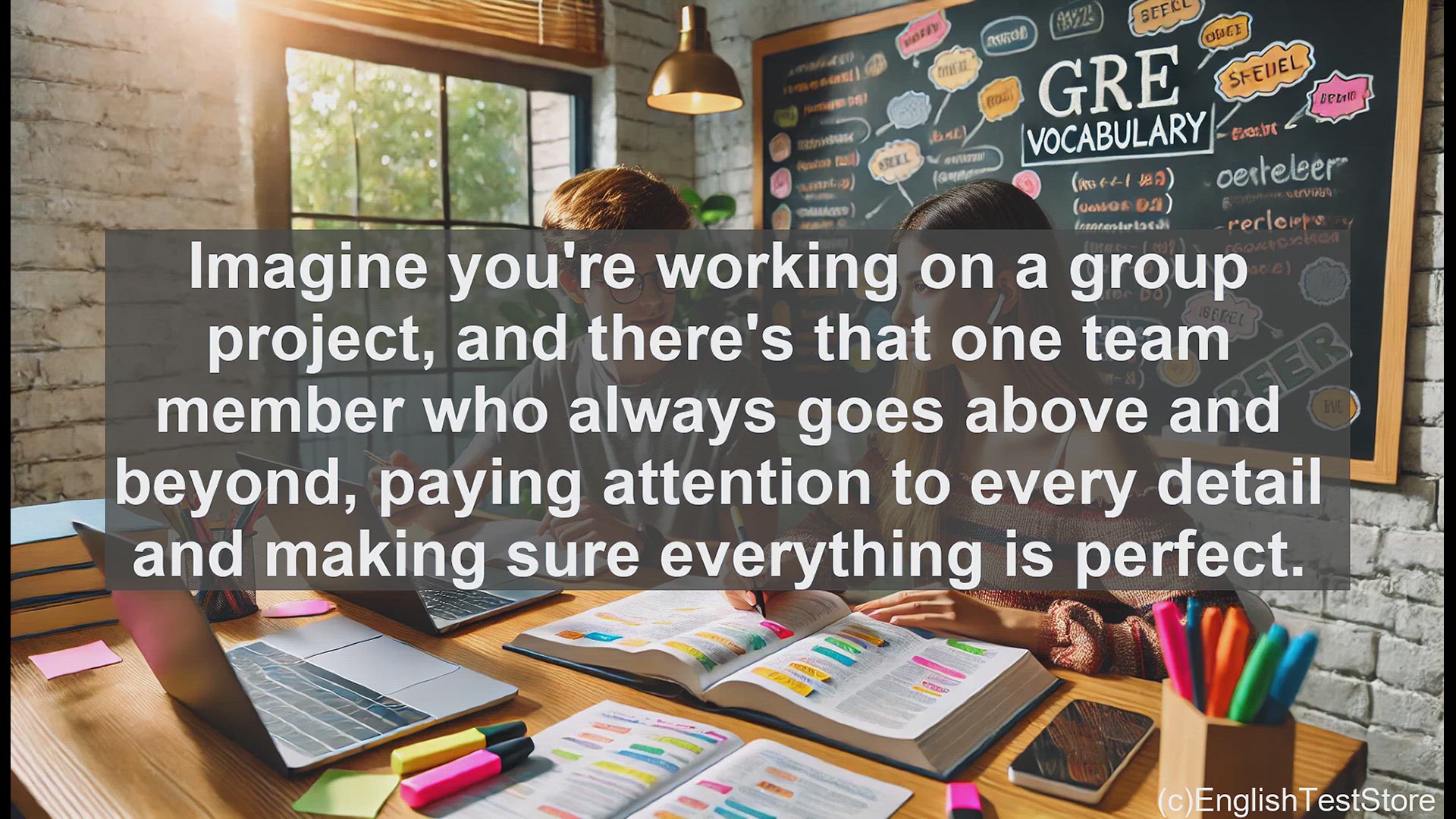 'Video thumbnail for GRE Vocabulary Lesson: The Power of Conscientious Approach'
