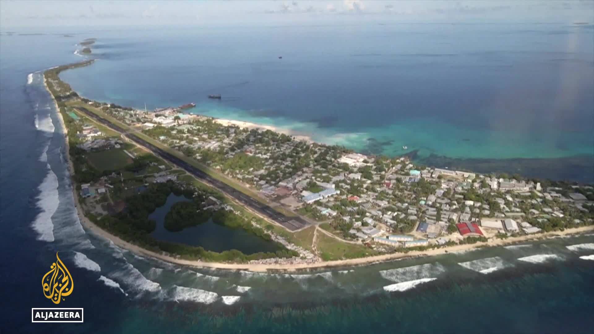 'Video thumbnail for Tuvalu faces uncertain future: Australia offers permanent residency to islanders'