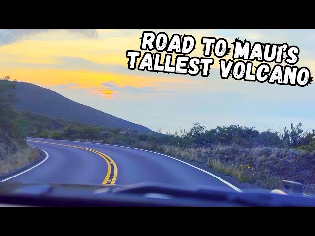 Video thumbnail for Driving Crazy Mountain Roads to Maui's Tallest Volcano | Haleakala Summit Drive