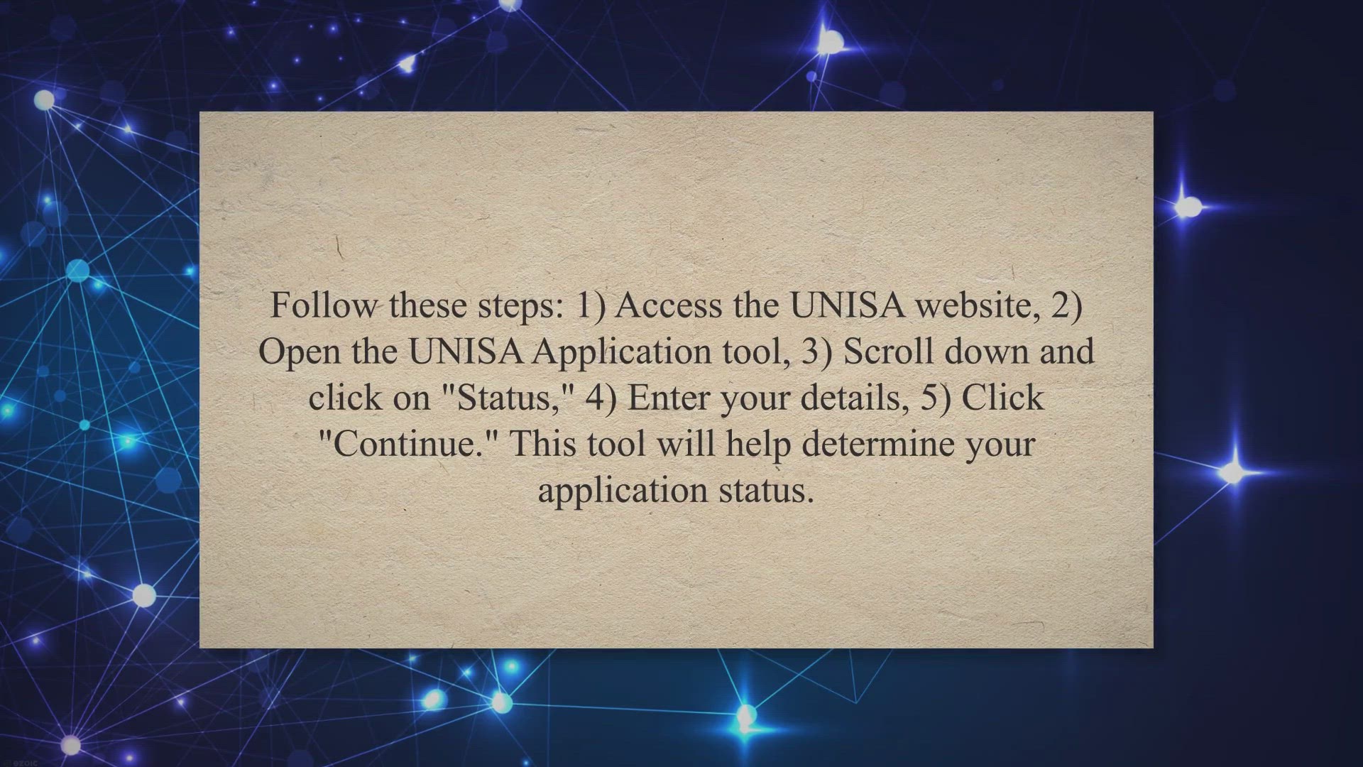 Video thumbnail for UNISA Application Status 2024-2025 – UNISA Application 2024