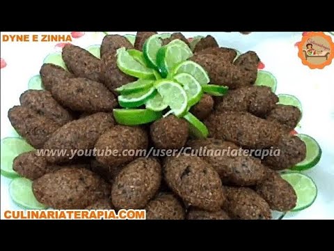 'Video thumbnail for Quibe ou Kibe Frito Tradicional com temperos clássicos @Culinariaterapia'
