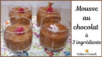 Video thumbnail for MOUSSE AU CHOCOLAT À 2 INGRÉDIENTS !