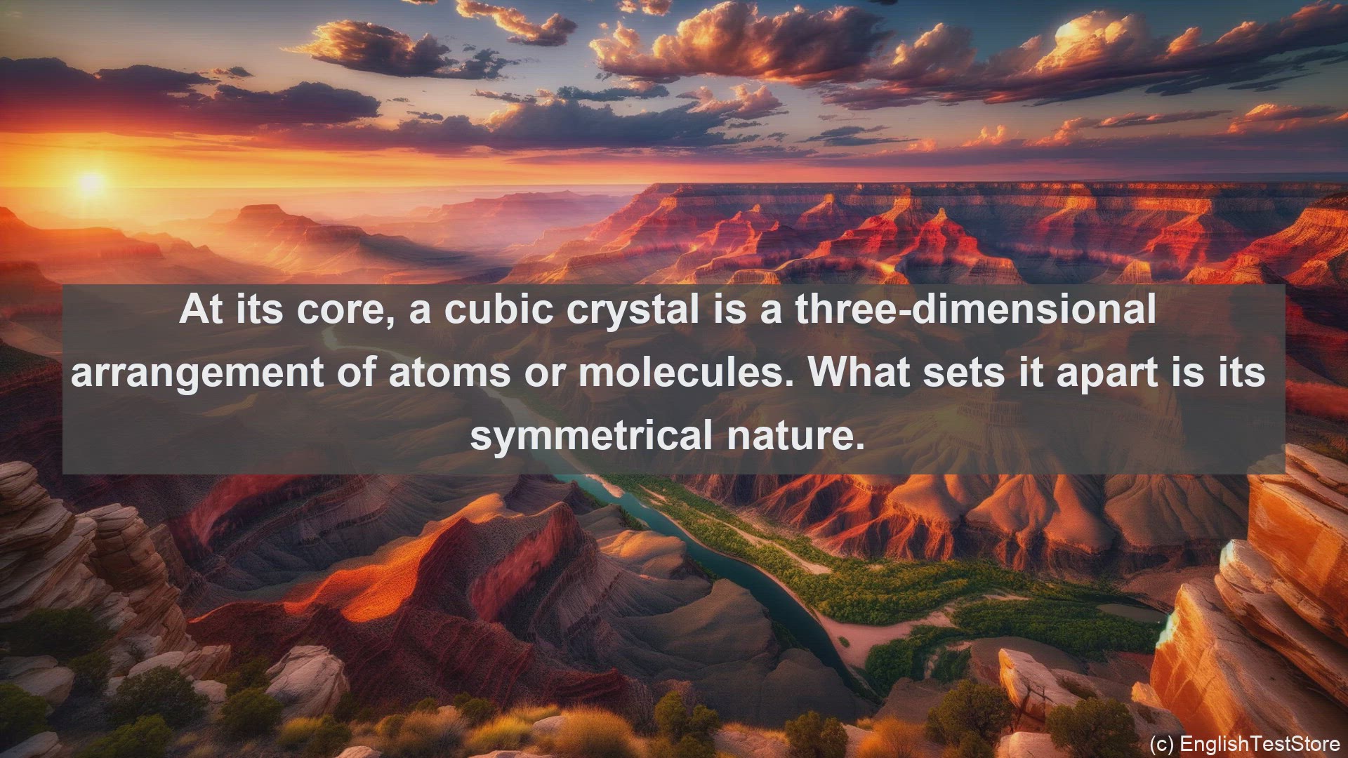 'Video thumbnail for Cubic crystal in science  definition and examples'