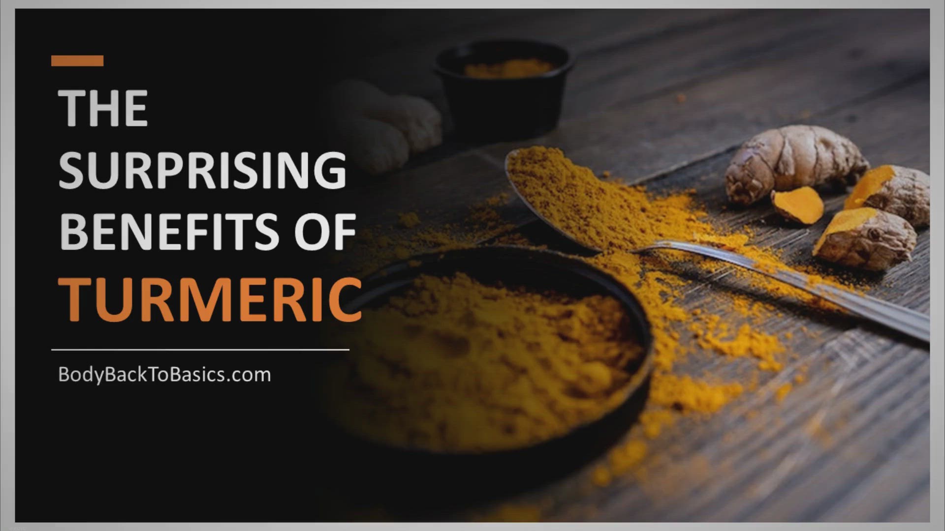 'Video thumbnail for Unleashing the Power of Turmeric: Discover the Surprising Health Benefits!'
