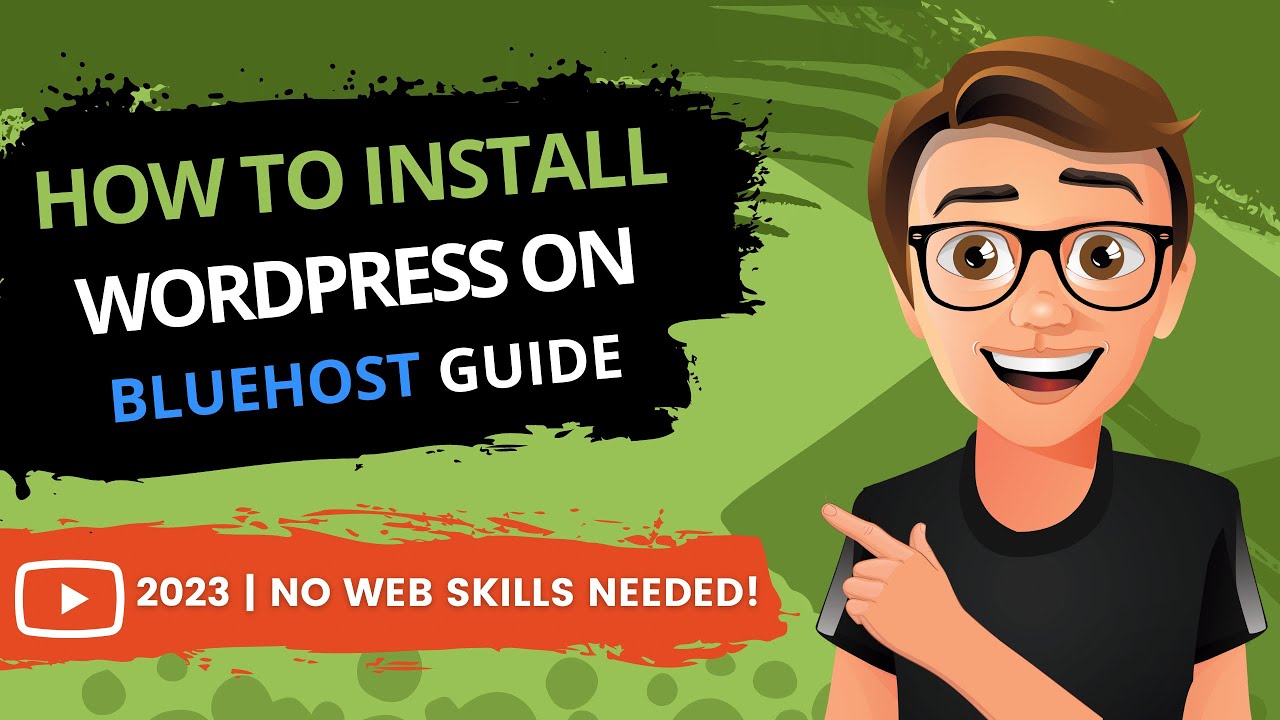 'Video thumbnail for How To Install WordPress On Bluehost '