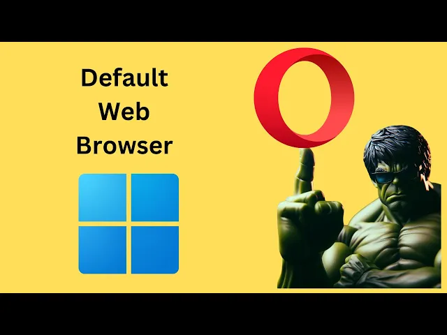 'Video thumbnail for How to Make Opera Default Web Browser on Windows 11 | GearUpWindows Tutorial'