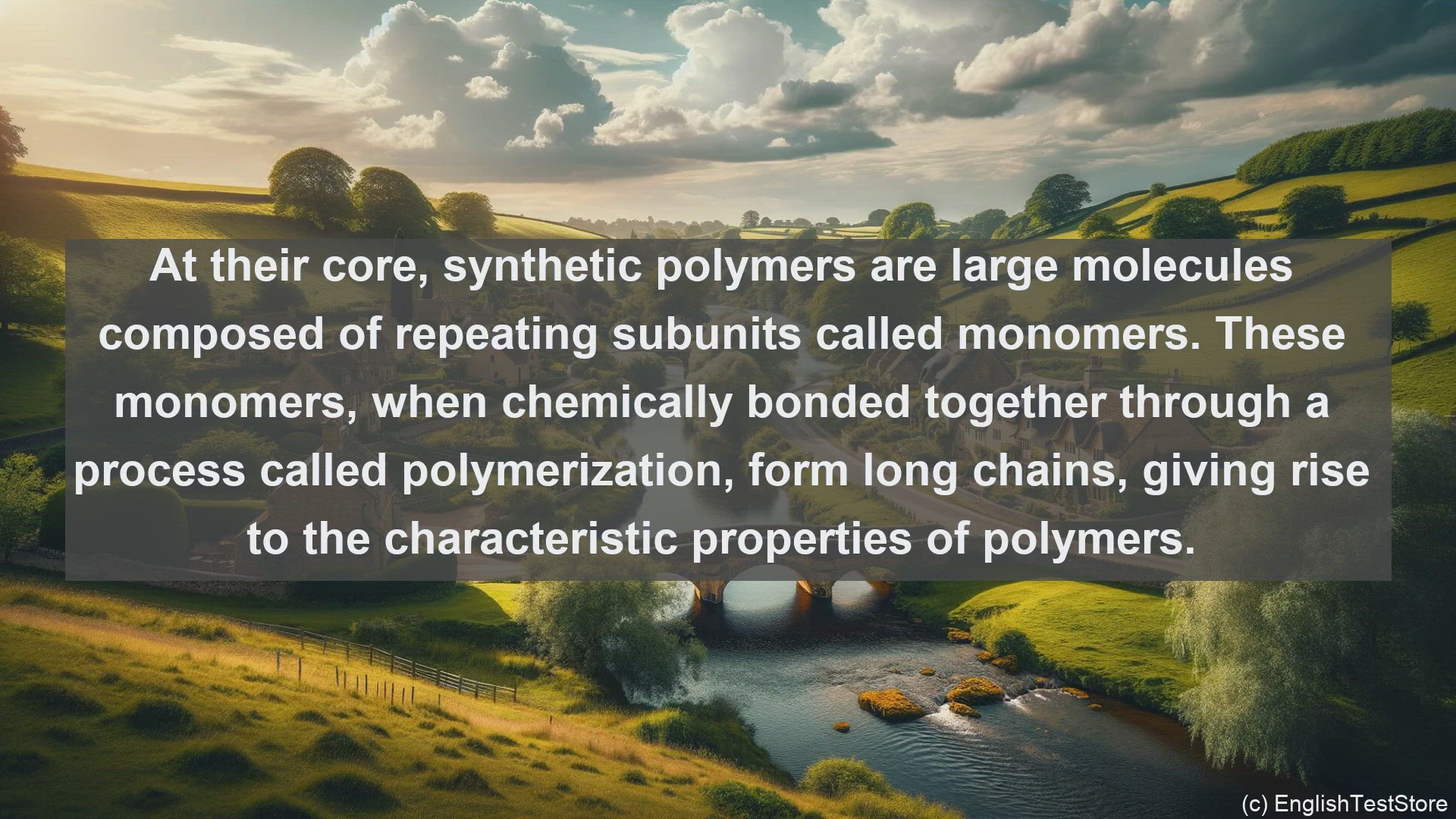 'Video thumbnail for Synthetic polymers in science  definition and examples'