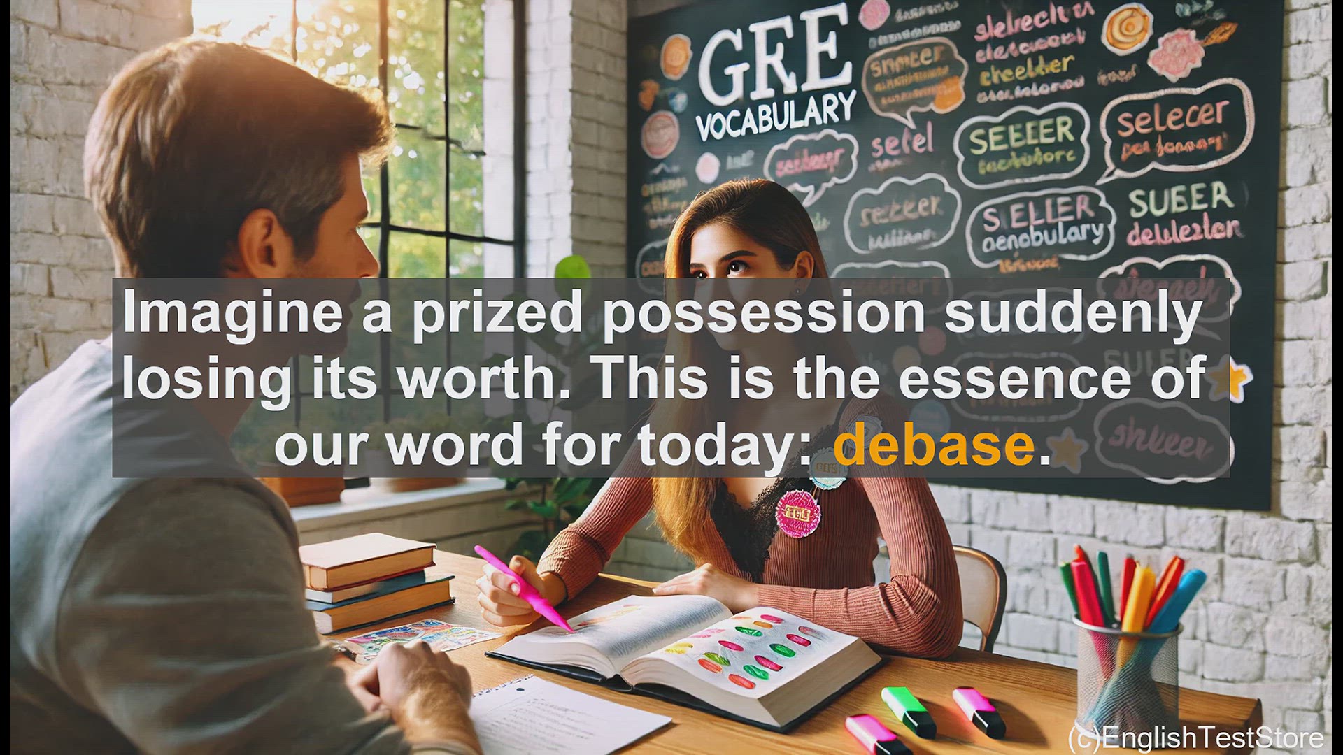 'Video thumbnail for GRE Vocabulary Lesson: Exploring the Concept of Debasement - Lowering Value and Quality'