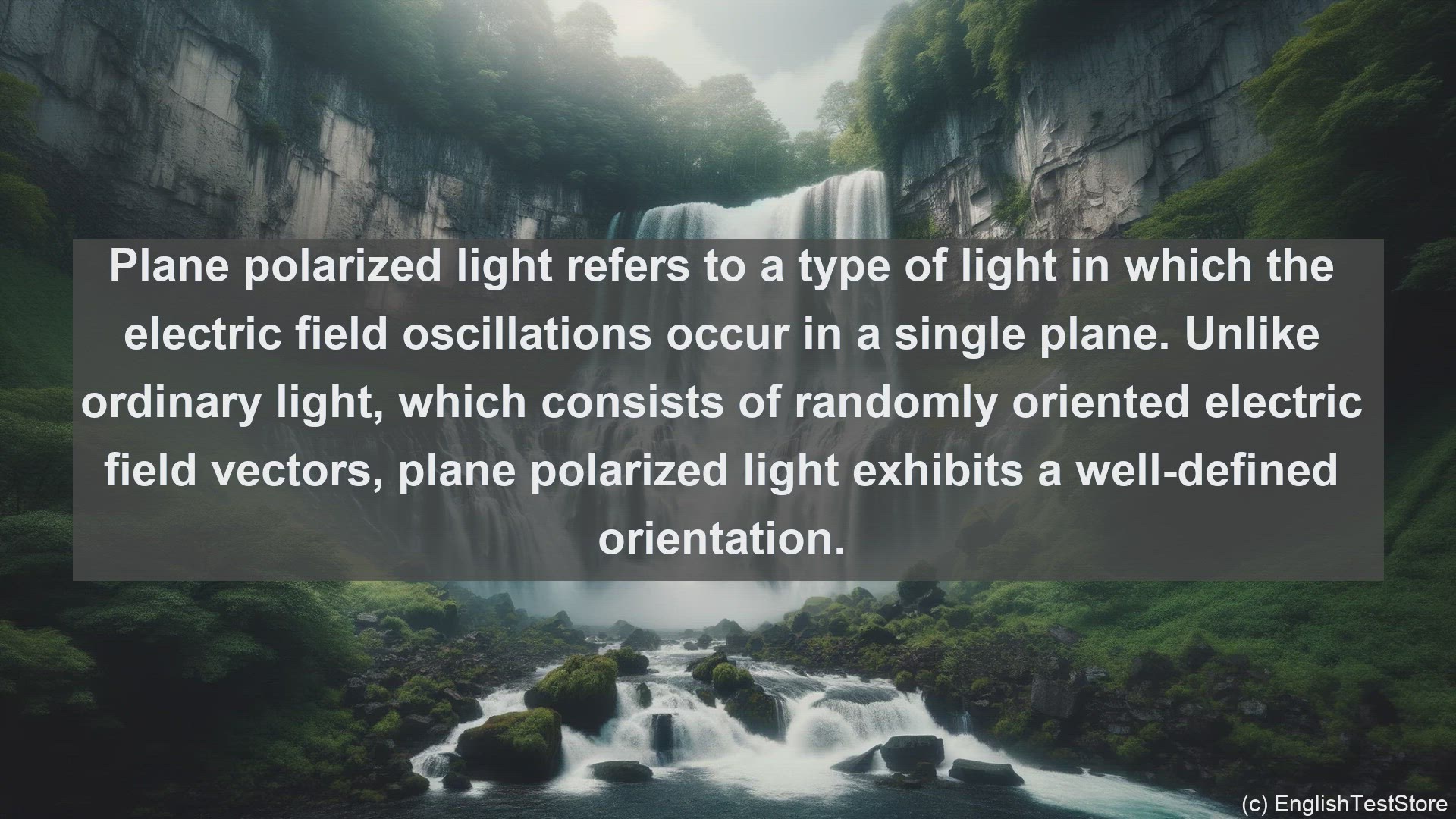 'Video thumbnail for Plane polarized light in science  definition and examples'