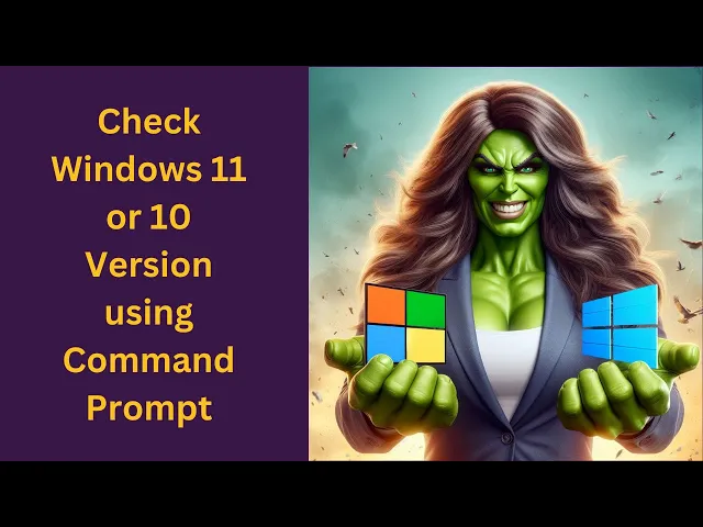 'Video thumbnail for How to Check Windows 11 or 10 Version using Command Prompt | GearUpWindows Tutorial'