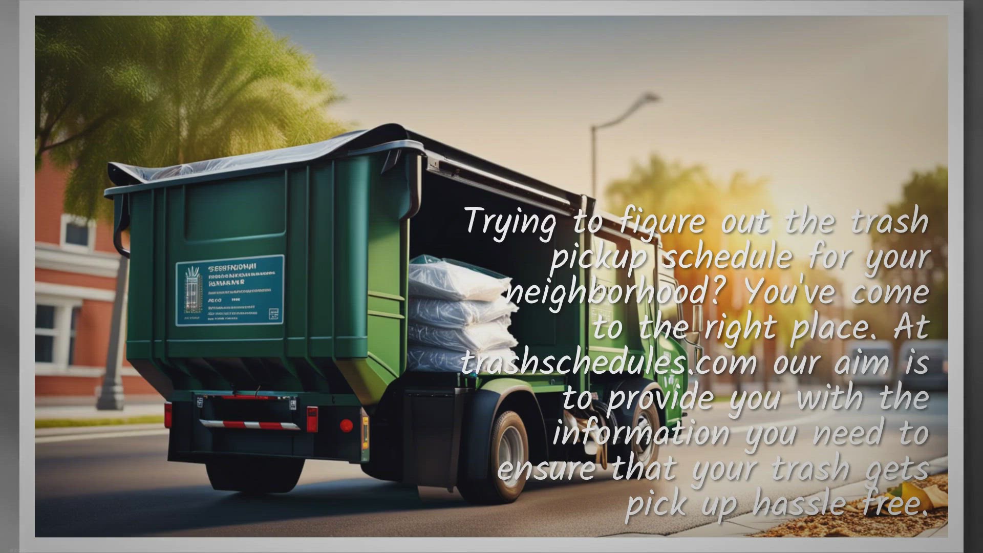 Here Is The Trash Collection Schedule For DeKalb County For The Week Of  July 4
