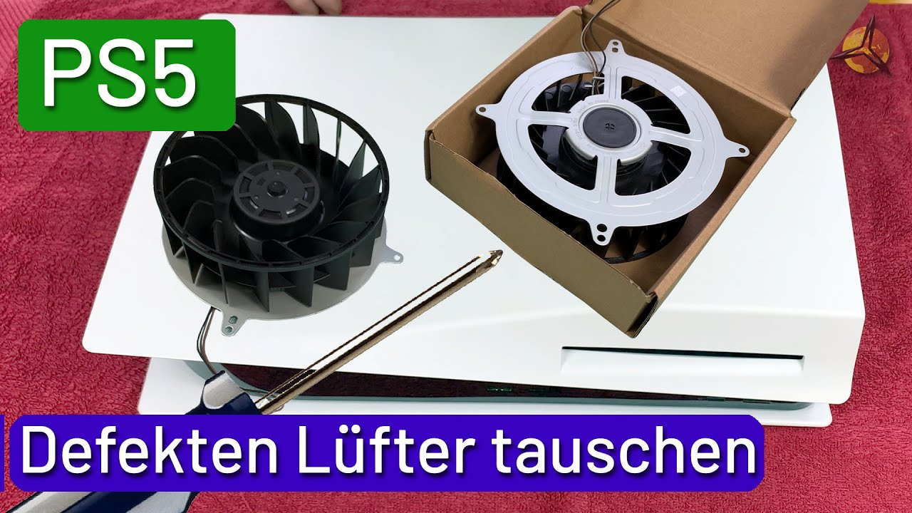 'Video thumbnail for PS5 Lüfter tauschen - Anleitung'