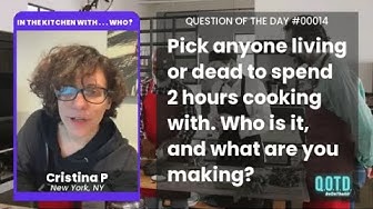 Video thumbnail for Cristina hopes to cook with the Barefoot Contessa herself. Iconic!