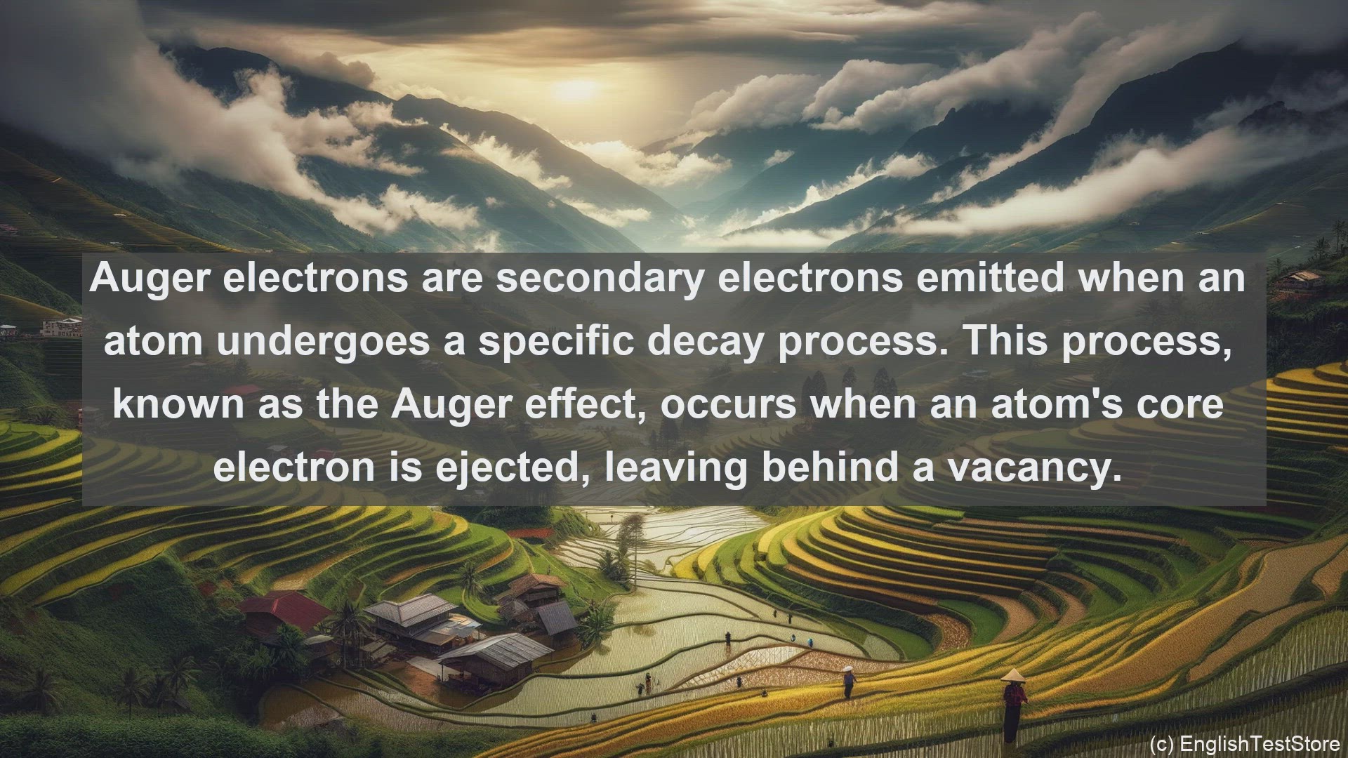 'Video thumbnail for Auger electron in science  definition and examples'
