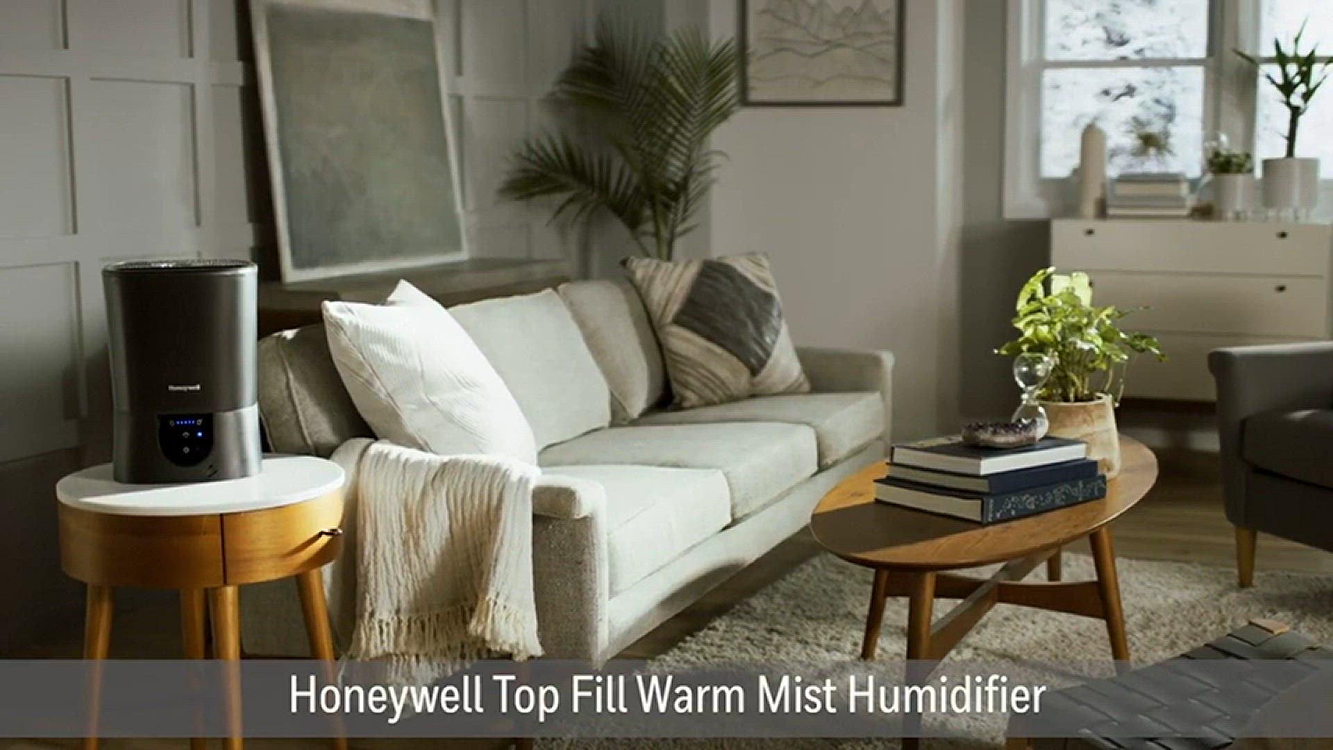 'Video thumbnail for Honeywell Easy-to-Care Filter Free Warm Mist Humidifier, Medium Rooms, 1.5 Gallon Tank '