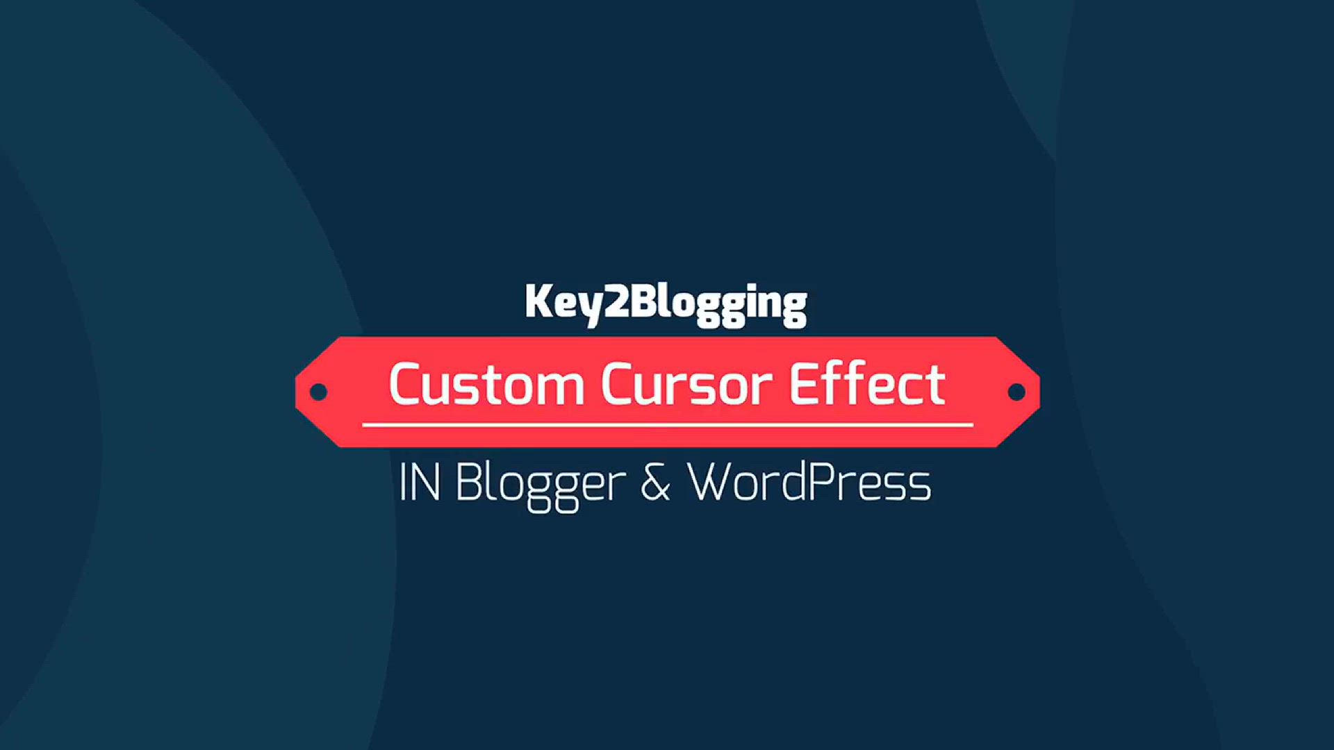 'Video thumbnail for How to Add custom cursor effect in website _ Blogger & WordPress _ CSS Tutorial'