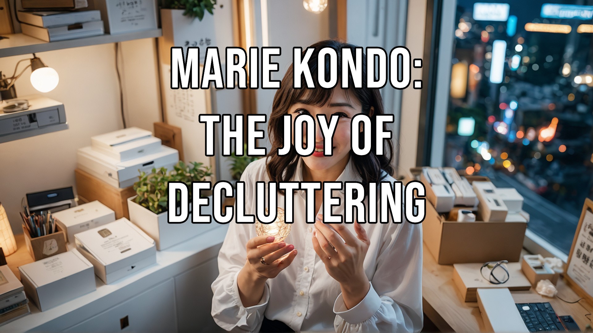 'Video thumbnail for MARIE KONDO: THE JOY OF DECLUTTERING'