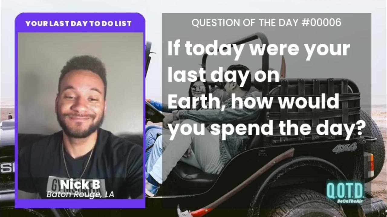 Video thumbnail for Nick's doing everything he hasn't yet on his last day. Even the messy stuff!