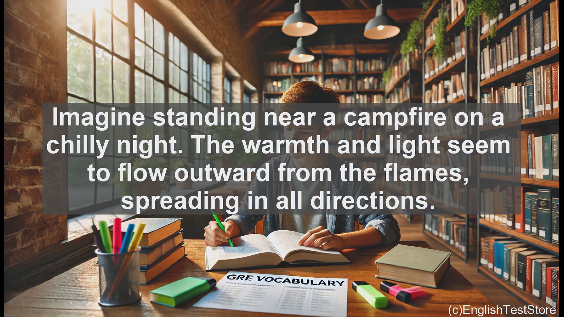 'Video thumbnail for GRE Vocabulary Lesson: Exploring the Meaning and Usage of the Word 'Emanate''