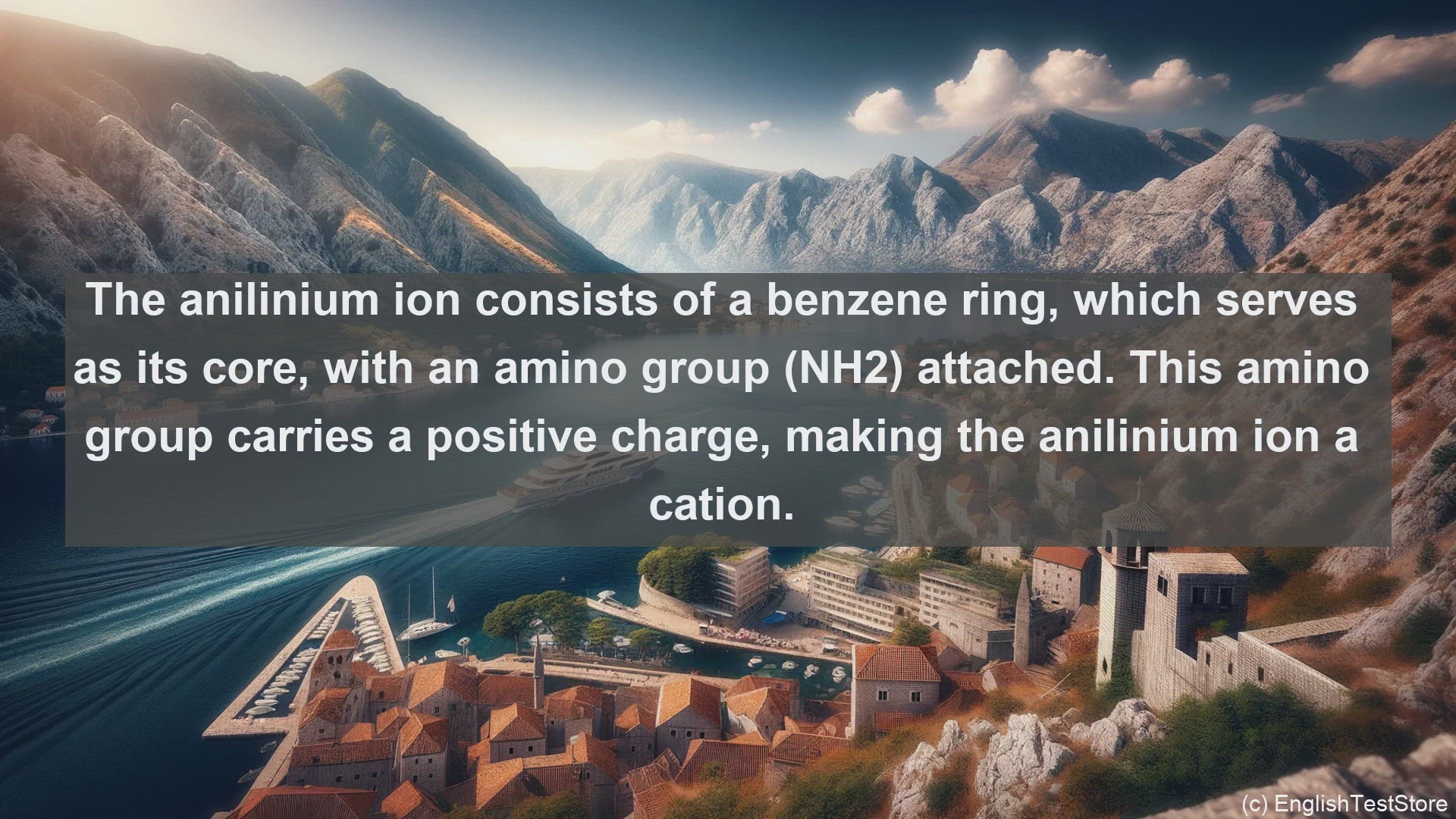 'Video thumbnail for Anilinium ion in science  definition and examples'