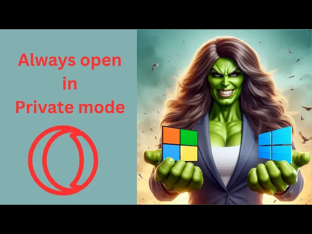 'Video thumbnail for How to Always Open Opera GX in Private (Incognito) Mode on Windows 11 or 10 | GearUpWindows Tutorial'